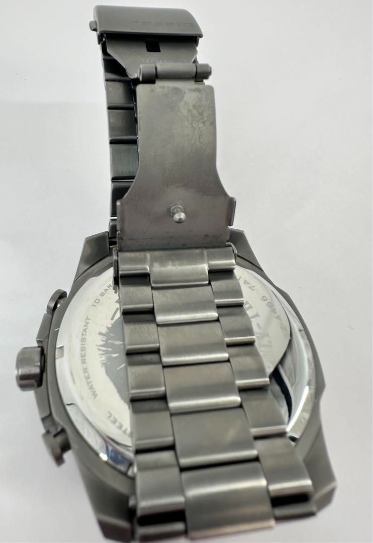 時計 DIESEL DZ4466 Diesel Original DZ4466 Mega Chief Men's Gunmetal Dial