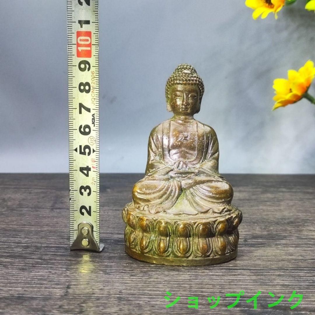 釈迦牟尼仏 銅製 仏像 彫刻 置物 開運 風水 釈迦牟尼仏 銅製 仏像 彫刻 置物 開運 風水