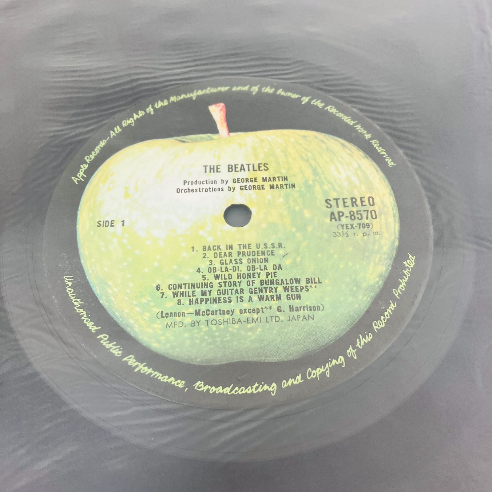 A【ポスター付き】レコード LP The Beatles The Beatles