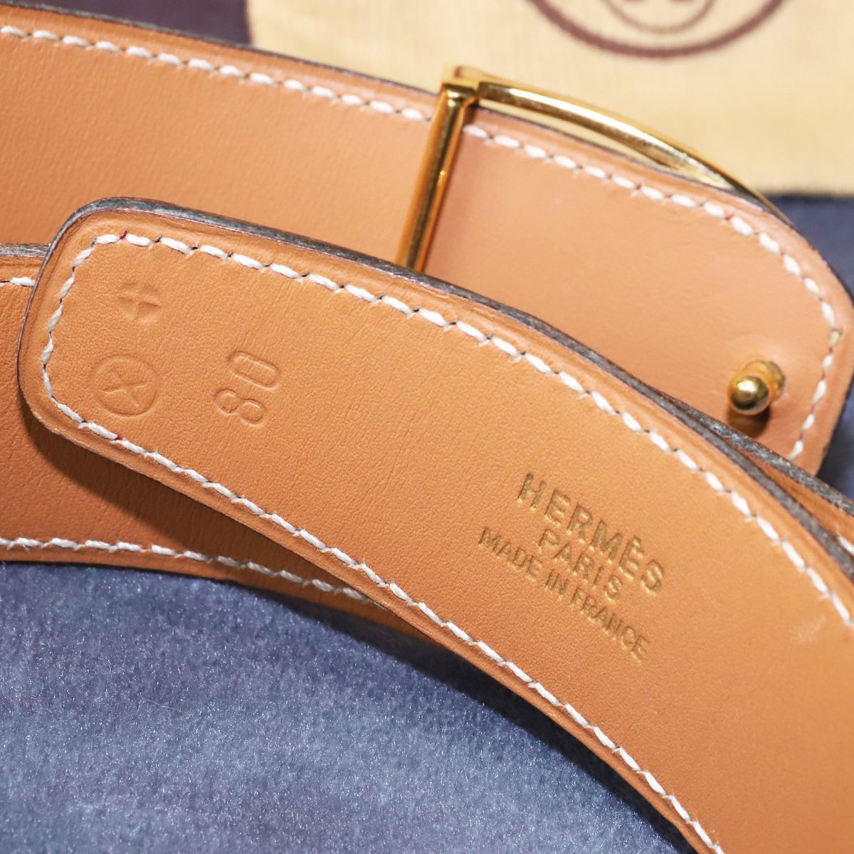 本物 極上品 エルメス 幻の逸品 ソレイユ 太陽 ETRIER レザーベルト  