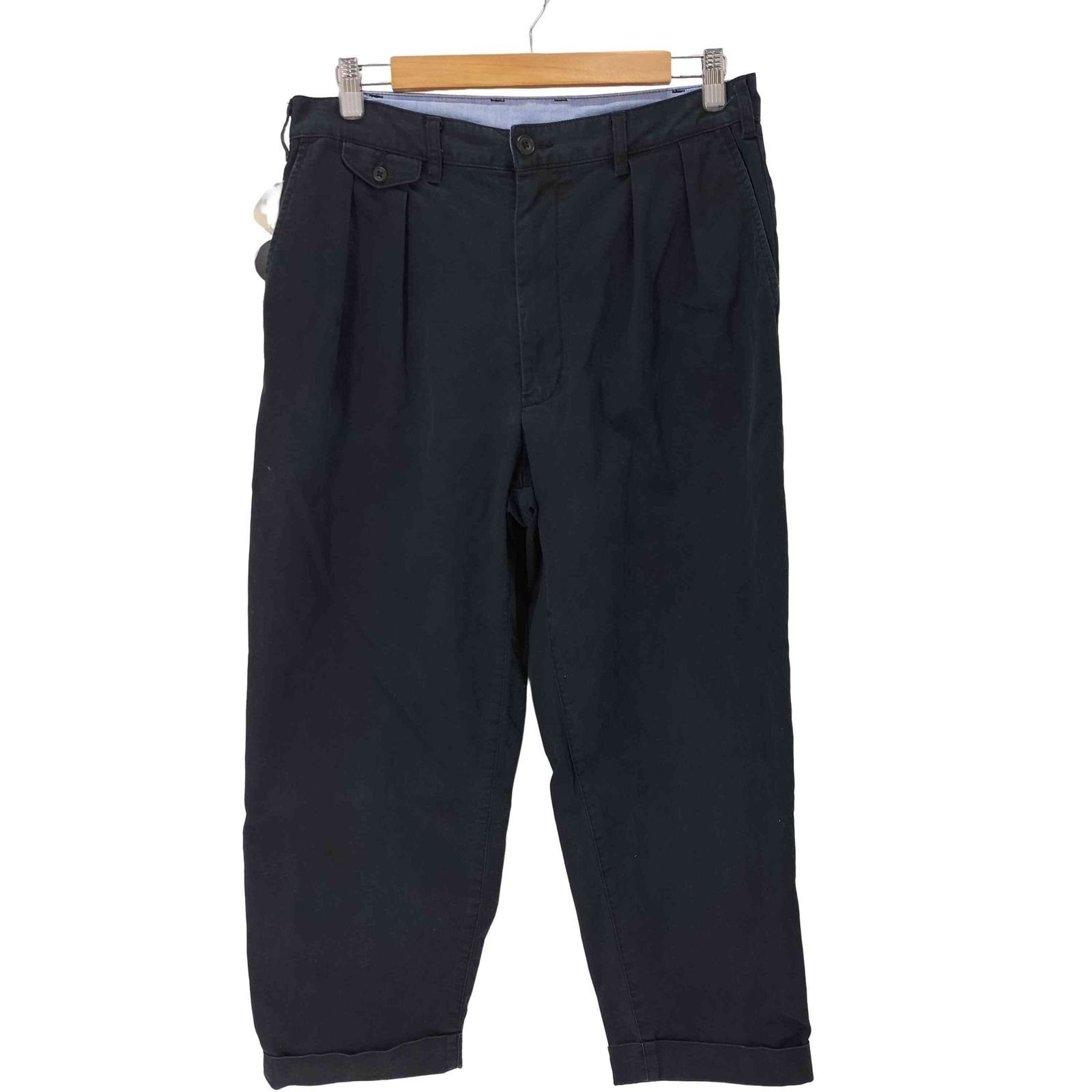 ビームスプラス 2プリーツ チノ ブラック BEAMS PLUS（ビームス プラス