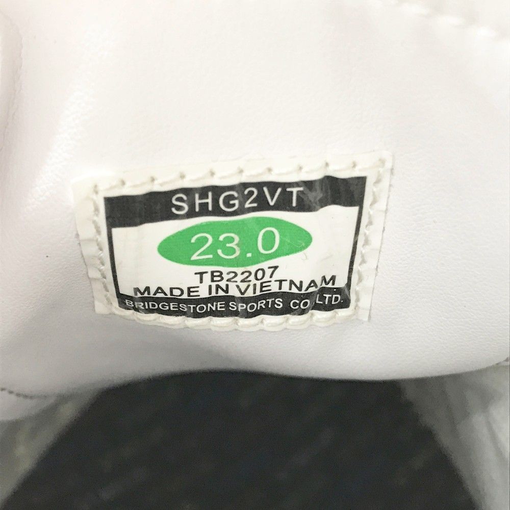 BRIDGESTONE GOLF  ブリヂストンゴルフ ×V12 SHG2VT スパイクレス ゴルフシューズ  ホワイト系 23 [240101449861] ゴルフウェア レディース ストスト BRIDGESTONE GOLF ブリヂストンゴルフ ×V12 SHG2VT スパイクレス