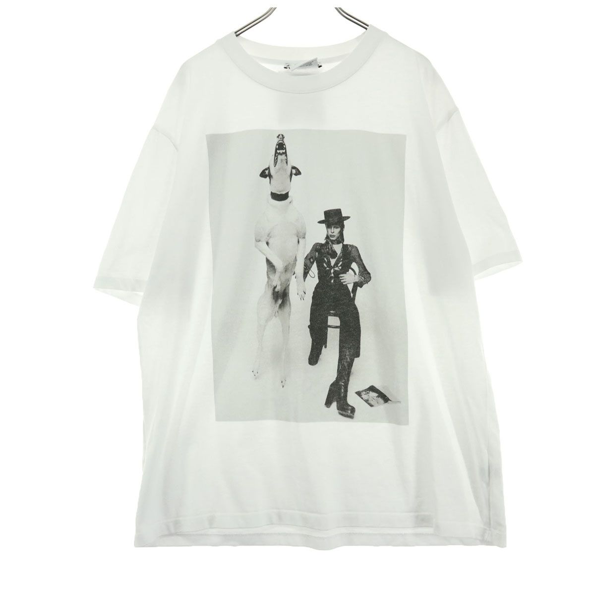ZARA ザラ DAVID BOWIE DIAMOND DOGS プリント 半袖 Tシャツ L