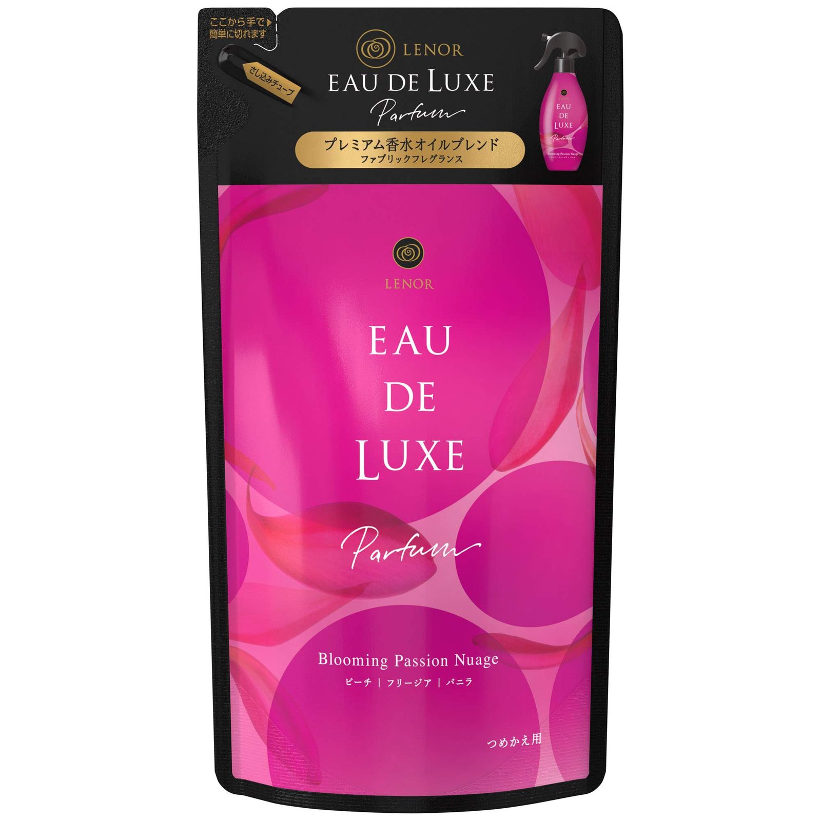 レノア オードリュクス パルファム 衣類のミスト 10種の香水オイル ブルーミングパッションニュアジュ 詰め替え 250mL