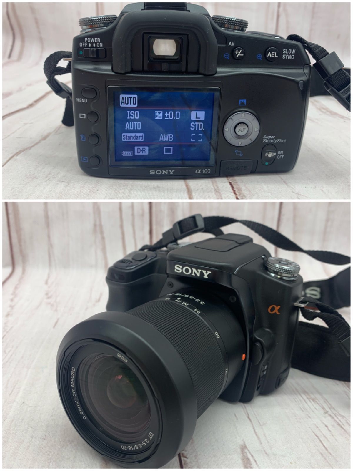 ★美品★ソニー α100 18-70 レンズセット #18326 ソニー デジタル一眼レフカメラ SONY α100 DT 18-70mm レンズ
