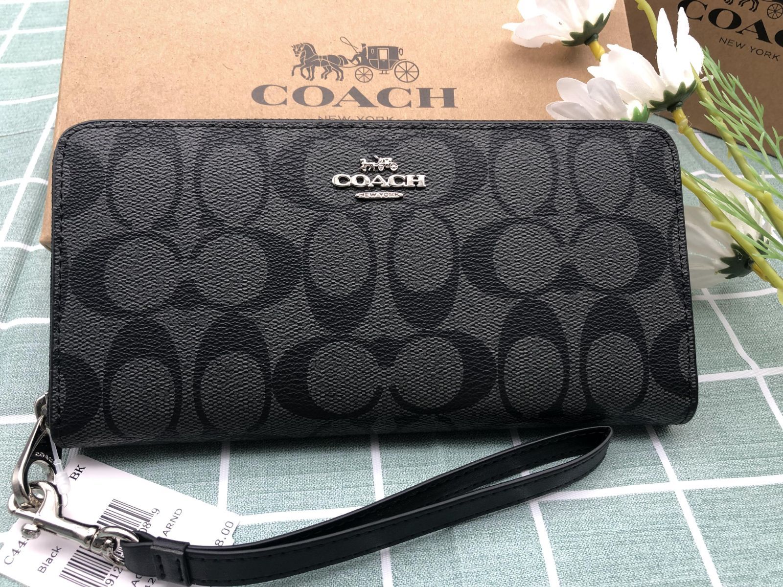 コーチCOACH 財布 長財布プレゼント クーポン配布 ロゴ シグネチャー 