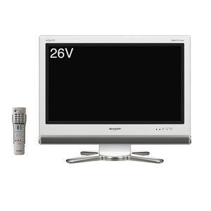 シャープ 26V型 液晶 テレビ AQUOS LC-26D10W ハイビジョン 2007年モデル 中古「非常に良い」シャープ 26V型 液晶 テレビ AQUOS LC-26D30-W