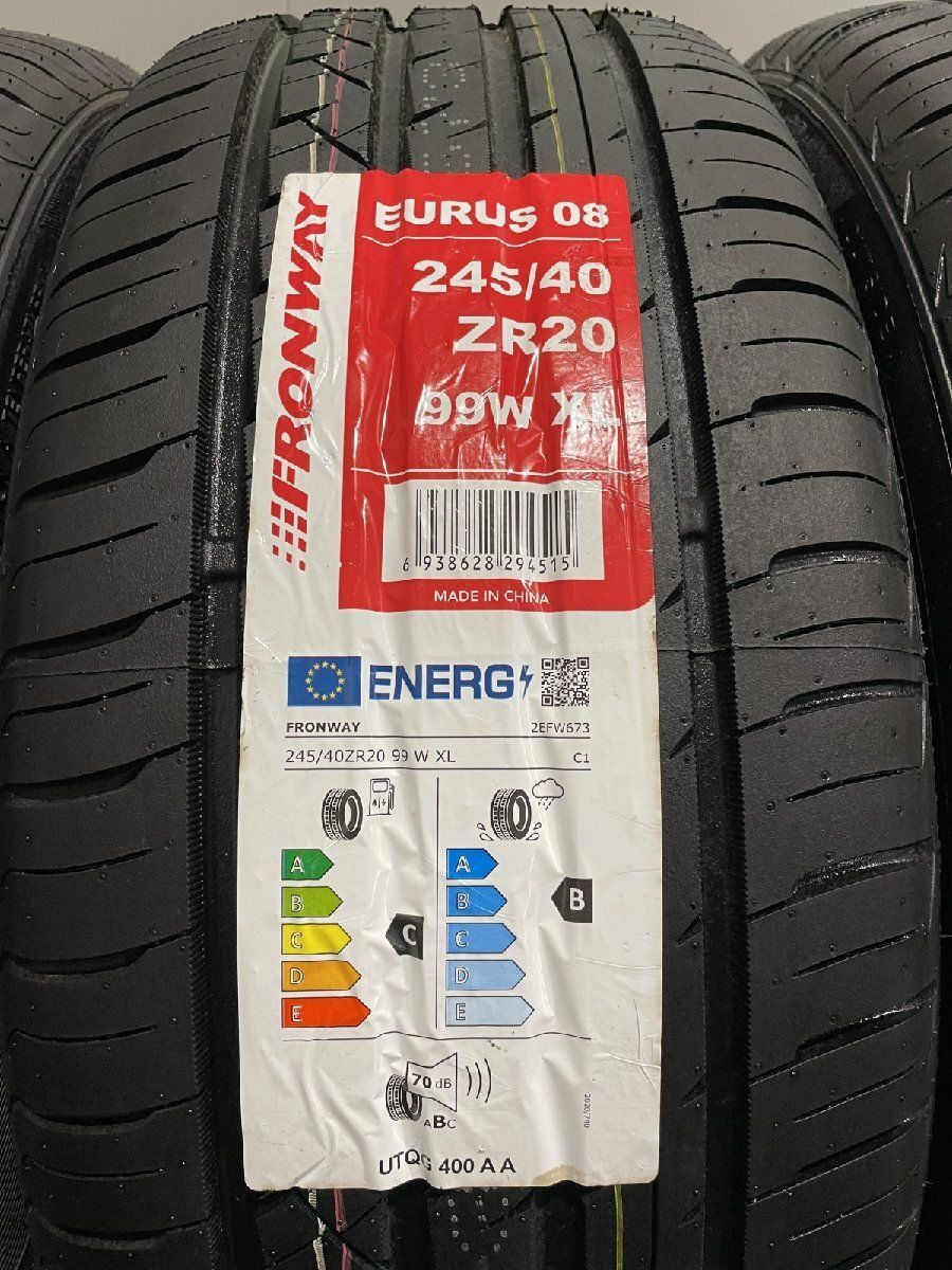 新品 バランス調整済 FRONWAY 245/40ZR20 24年製 夏タイヤ LANDFORCE 20インチ 8.5J5HPCD114.3+38 アルファード ヴェルファイア等 (MTC578) クレジットカード QRコード決済可能 新品 バランス調整済 FRONWAY 245/40ZR20 24年製 夏タイヤ LANDFORCE