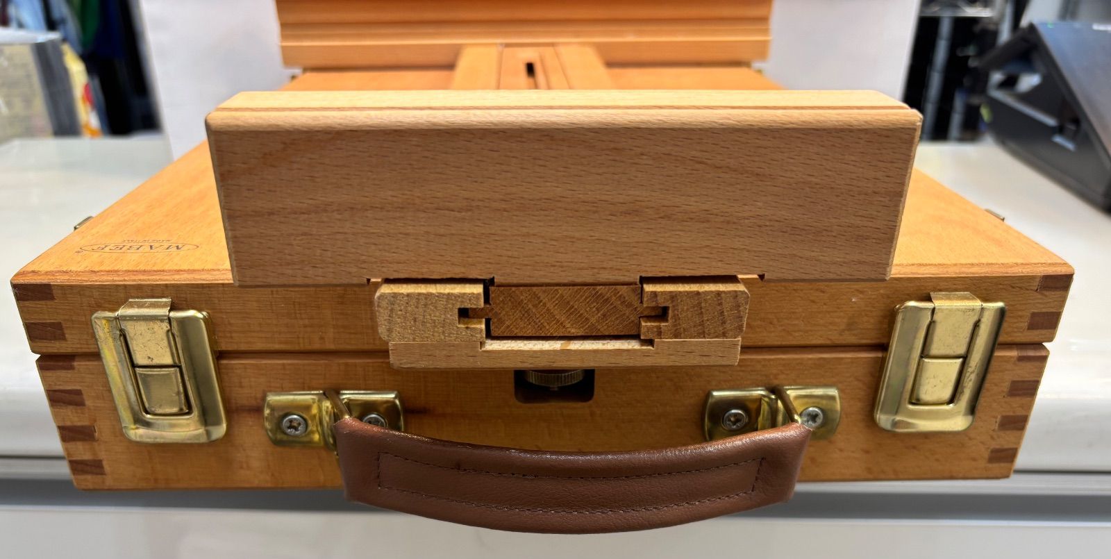 Mabef スケッチボックス テーブルイーゼル 絵の具付き