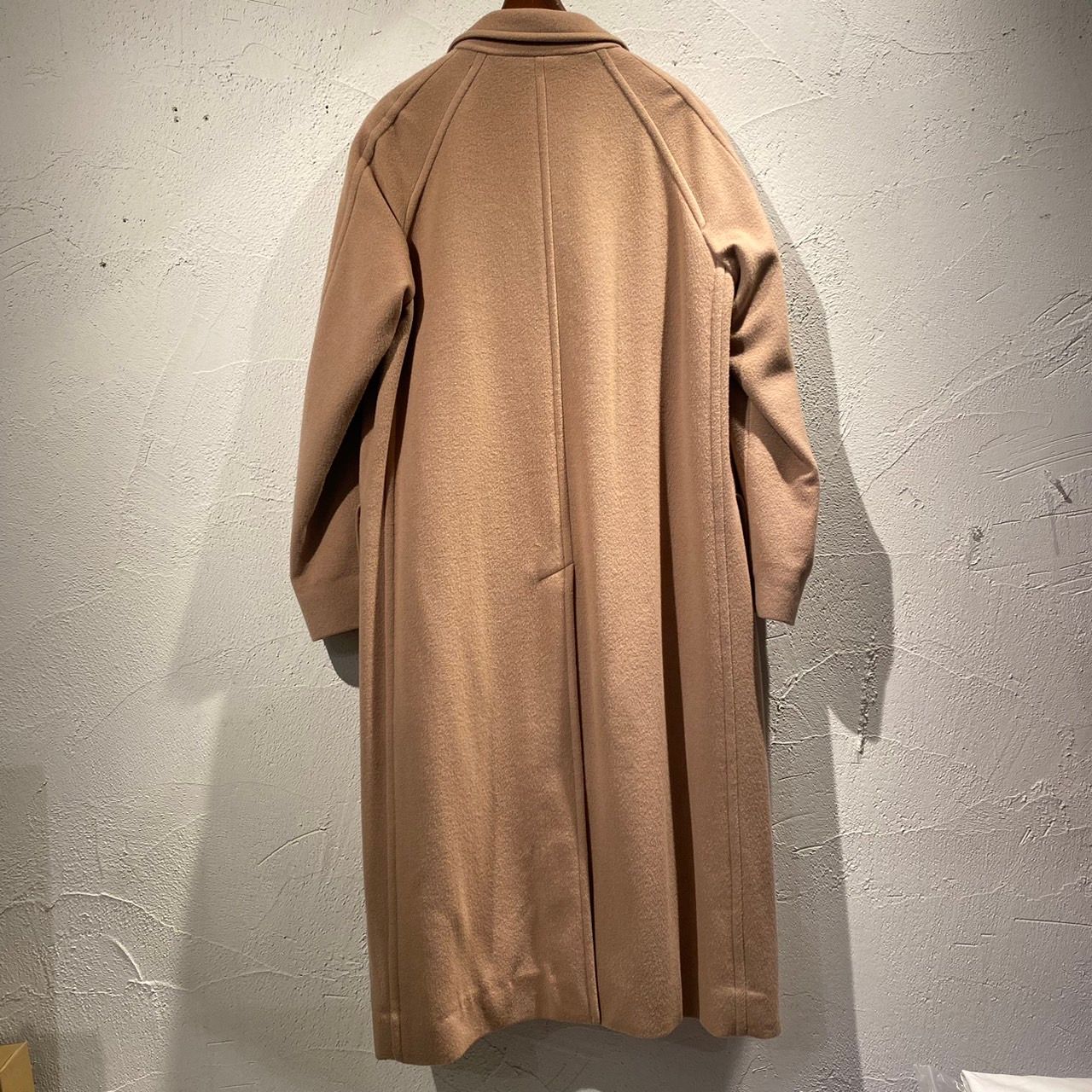 AURALEE | オーラリー 　CASHMERE WOOL MOSSER CHESTERFIELD COAT 　LIGHT BROWN