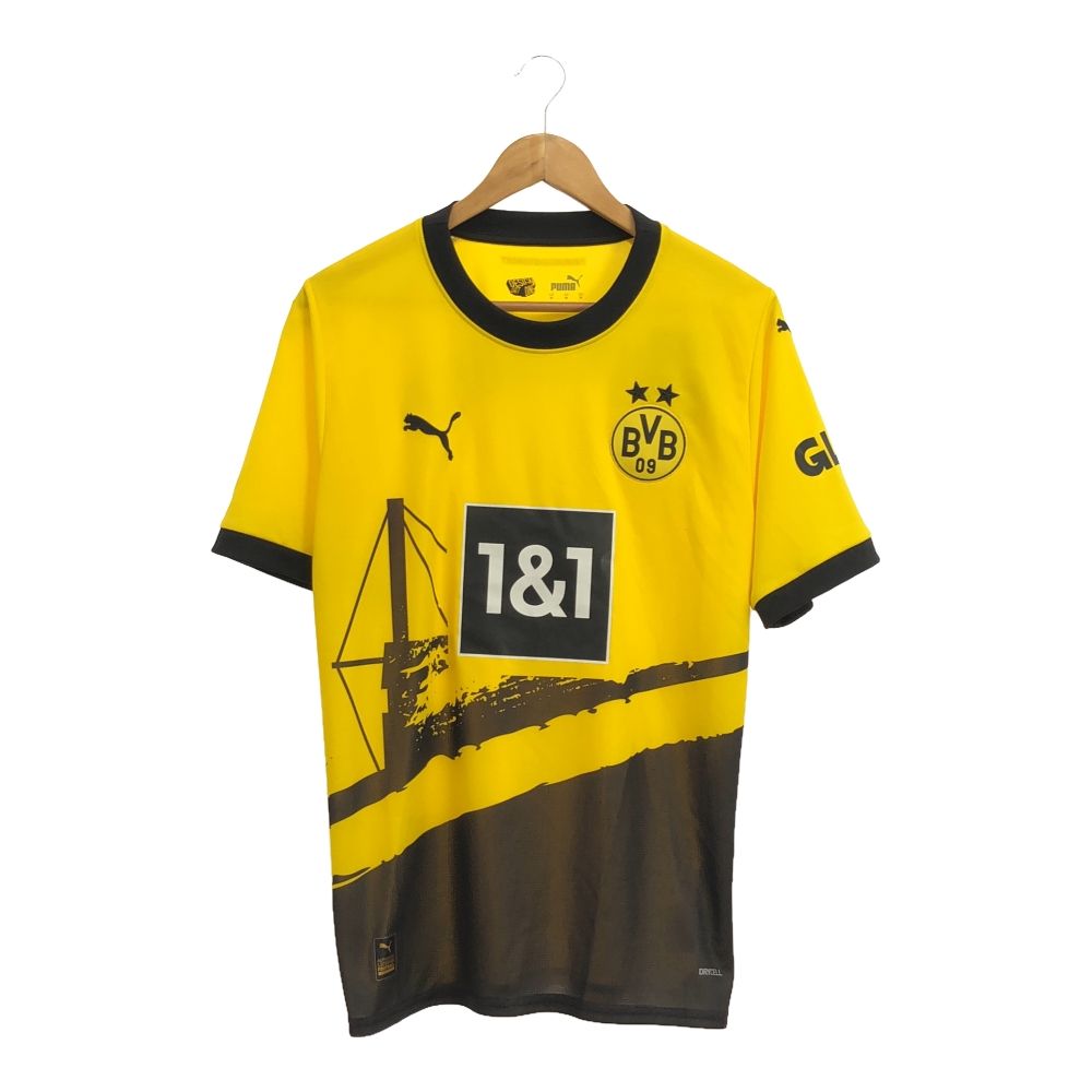 未使用 PUMA プーマ ドルトムント ユニフォーム M ポリエステル 23/24 ホーム 半袖 レプリカ サッカー メンズ HN91A69 