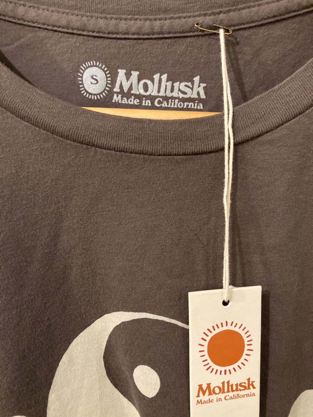 【Mollusk】Womens Super Natural Long Sleeve／Faded Black