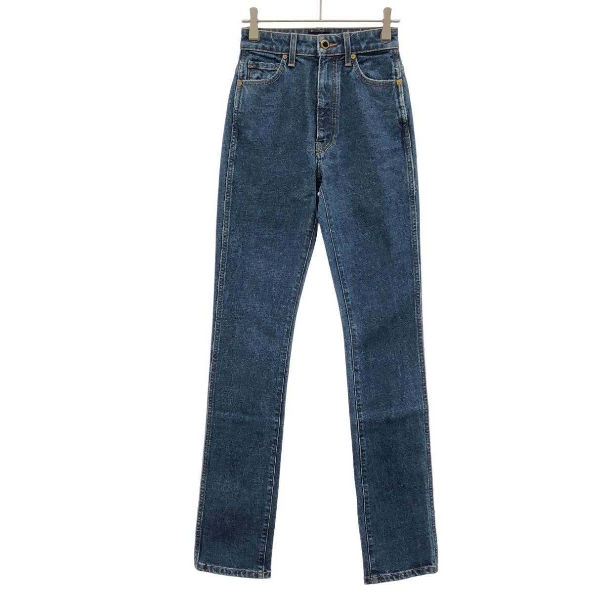 KHAITE ケイト Daria Jeans ストレッチスリムデニムパンツ インディゴ 23