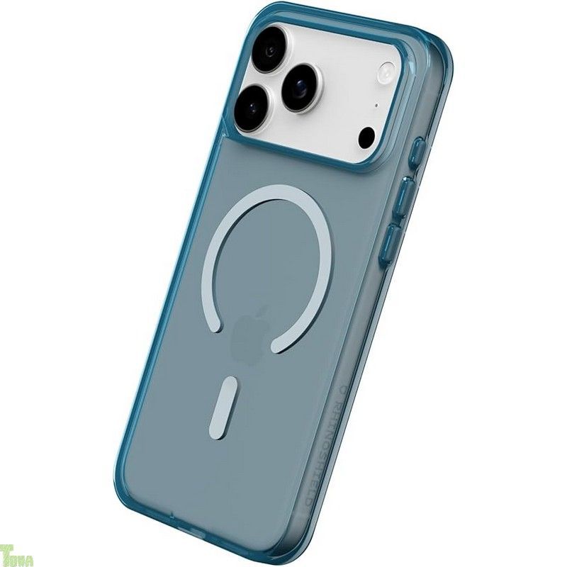RHINOSHIELD クリアケース MagSafe対応 iPhone 17 Pro Max 用 強力マグネット 軍用落下基準を超える 傷防止 耐衝撃の透明保護ケース - ノクターンブルー a