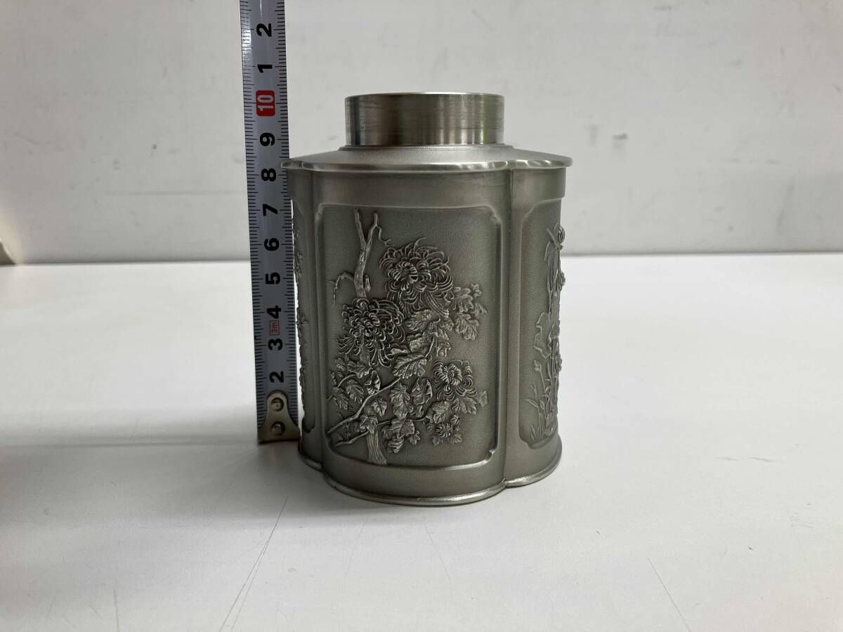 トップ SELANGOR PEWTER 1885 ロイヤルセランゴール ピューター 茶筒
