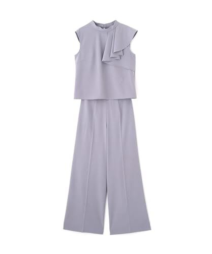 ジル バイ ジルスチュアート カジュアルドレス アシメラッフルセットアップ レディース ブルー