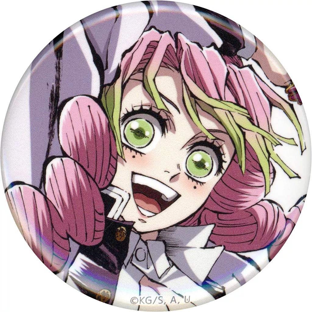 中古】バッジ・ビンズ 甘露寺蜜璃(UP) 44mm缶バッジA 「鬼滅の刃