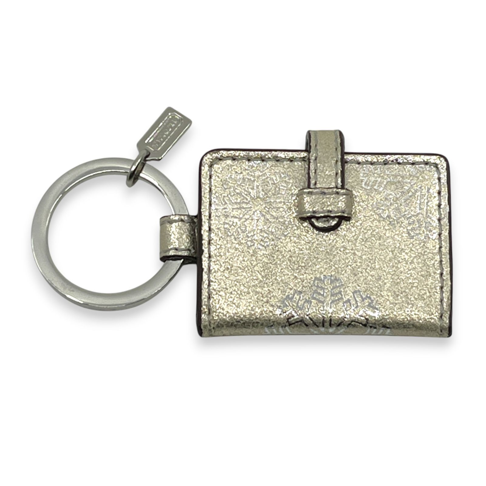 Coach コーチ 写真フレーム キーホルダー シルバー - メルカリ