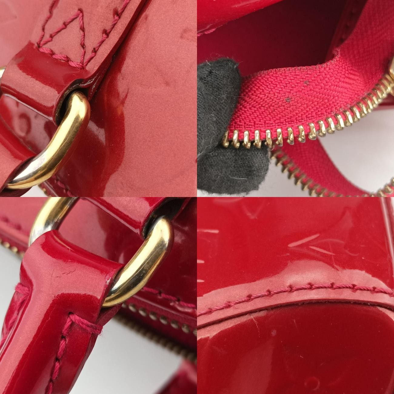 ルイヴィトンLouis VuittonシャーウッドPMポムダムールヴェルニM91494VI1151