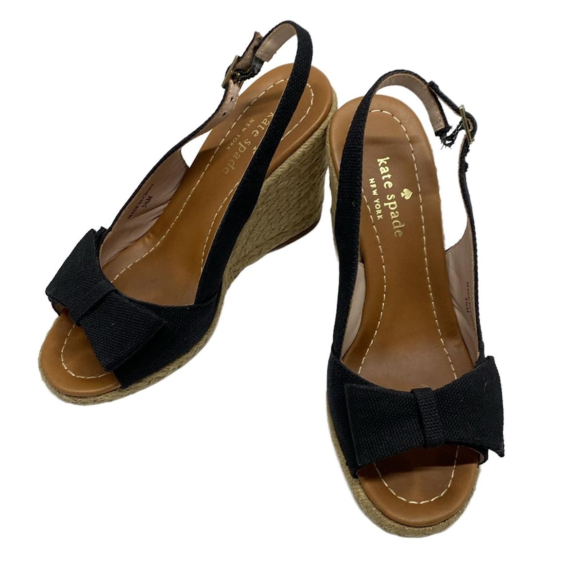 katespade フローリッシュ エスパドリーユ ウェッジ サンダル kate