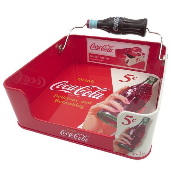 【未使用品】 コカコーラ Coca-Cola ナプキンディスペンサー レトロデザイン アンティーク雑貨