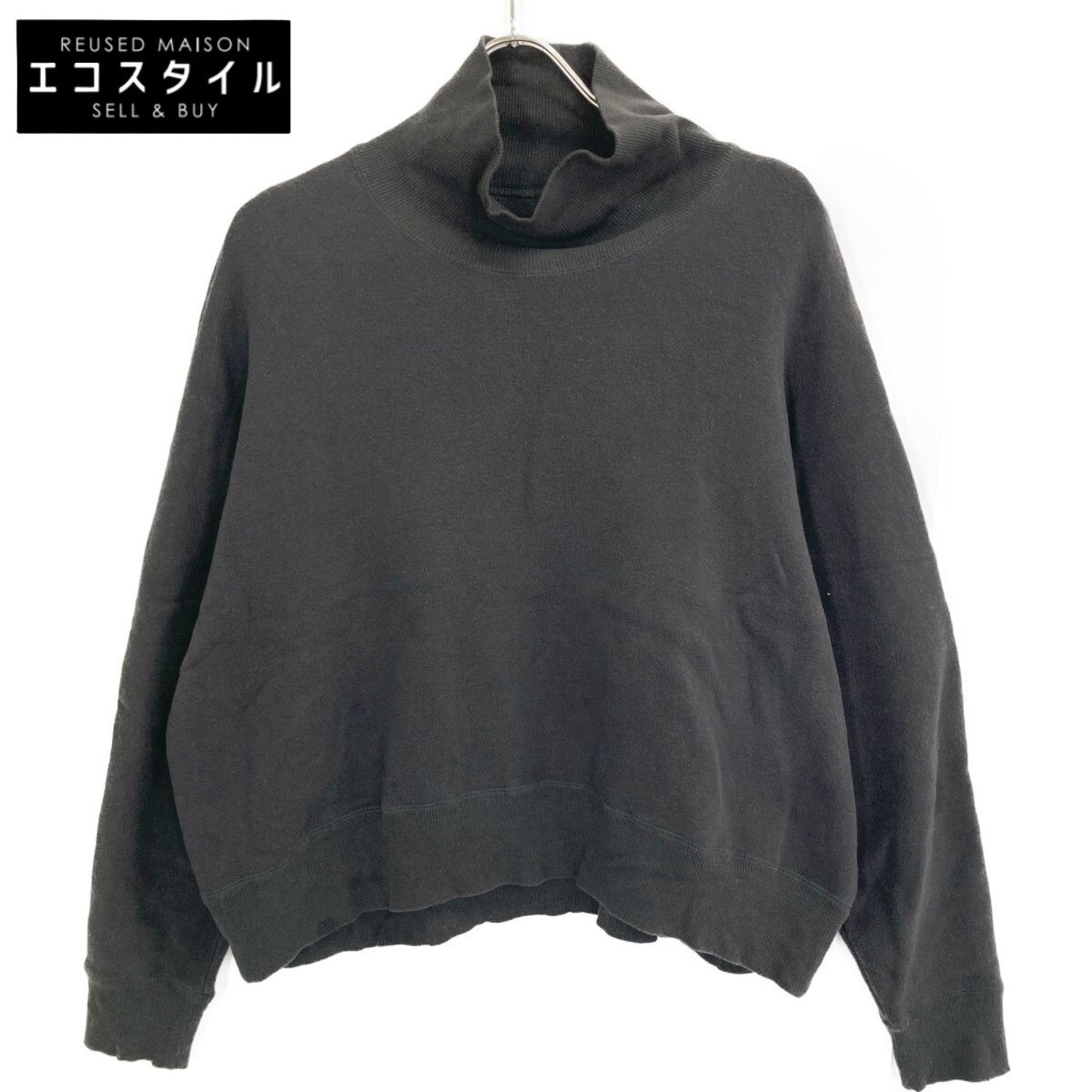 Babaghuri ババグーリ J0544UB661 24AW ﾁｬｺｰﾙ ｺｯﾄﾝ ﾘﾌﾞﾈｯｸ裏起毛ｽｳｪｯﾄ M
