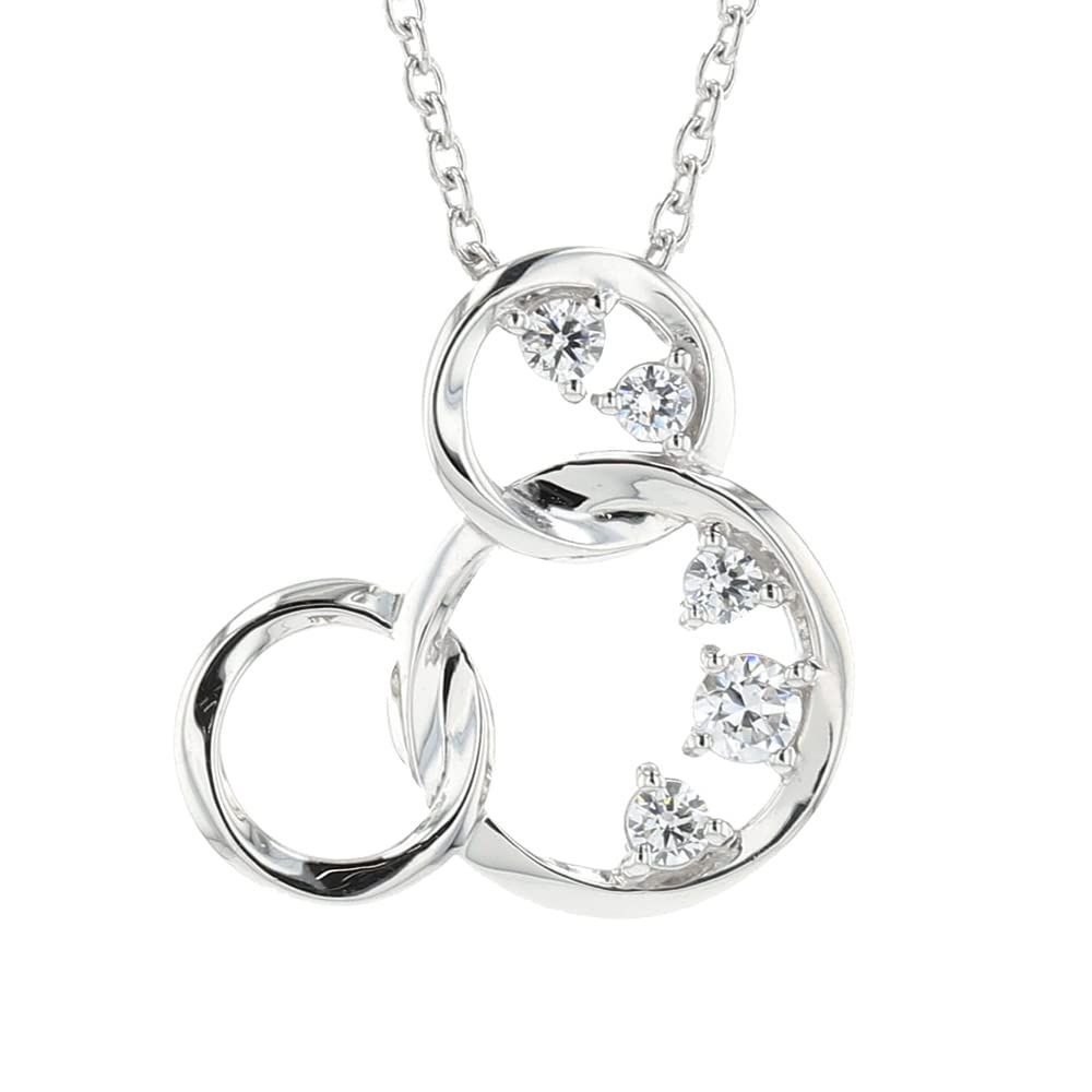 在庫 ディズニー ミッキー シルバーペンダント キュービックジルコニア VPCDS 20098