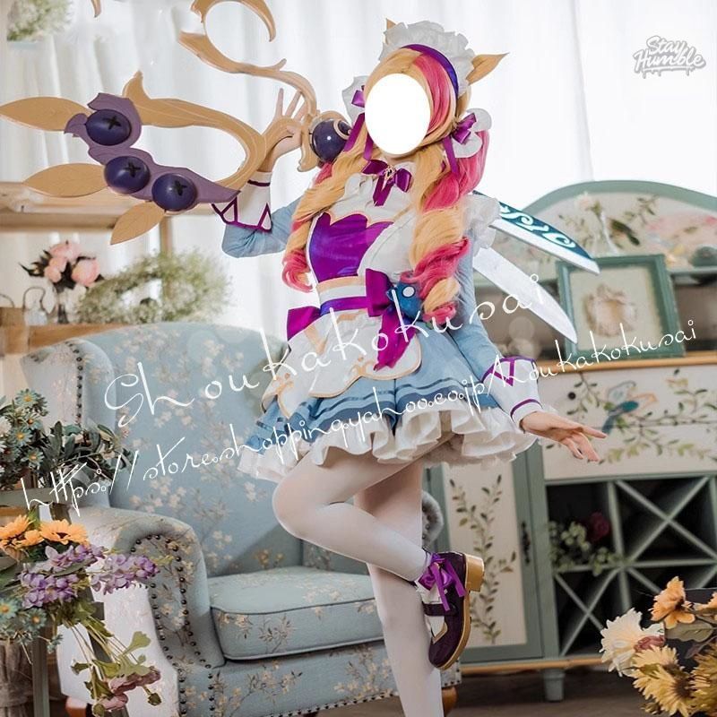 リーグ オブ レジェンド カフェキューティーズ グウェン Gwen League of Legends コスプレ衣装 cos靴 cosplay 変装 仮装 撮影 祭り BREAKTHECYCLEFILM_COM