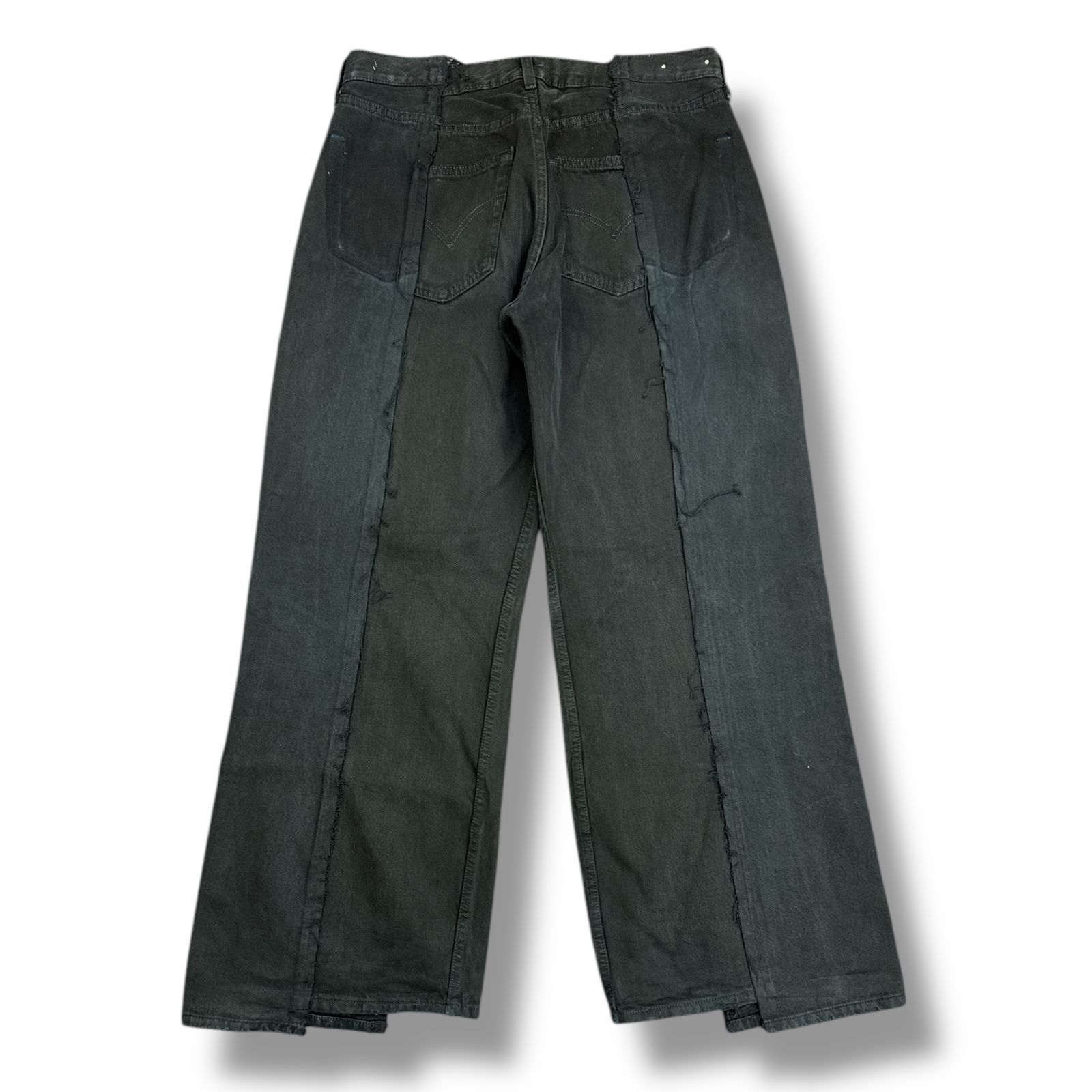 参考上代35200円 OLD PARK × MINEDENIM Rebuild Buggy Jeans 再構築 