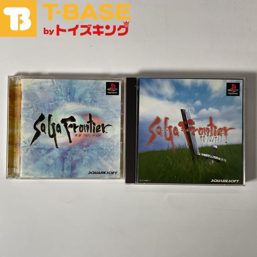 PlayStation1/プレイステーション1/プレステ 1/PS1 SQUARE SOFT/スクエア SaGa Frontier/サガフロンティア・サガ  フロンティア 1・2 ソフト 2点セット - メルカリ