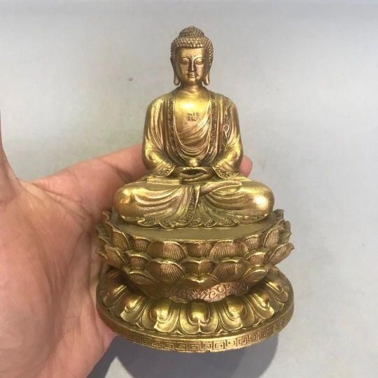 地蔵 菩薩 観音 銅製 仏像 彫刻 置物 開運 風水 工芸品 美術品