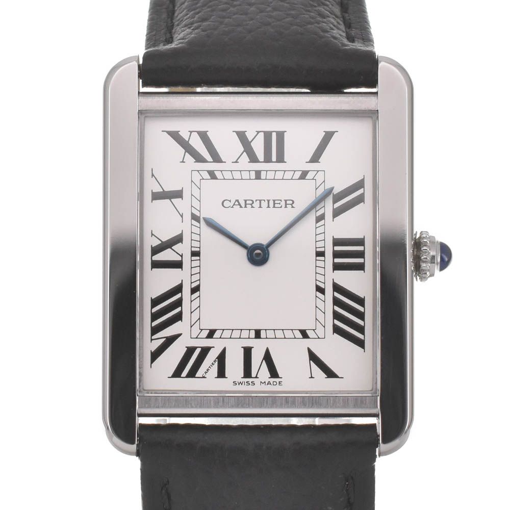 カルティエ CARTIER W1018355 タンクソロ LM SS|レザー クォーツ メンズ H 139446