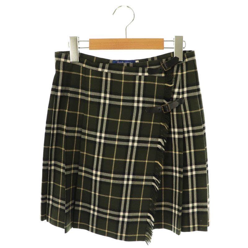 バーバリーブルーレーベル BURBERRY BLUE LABEL チェック キルト