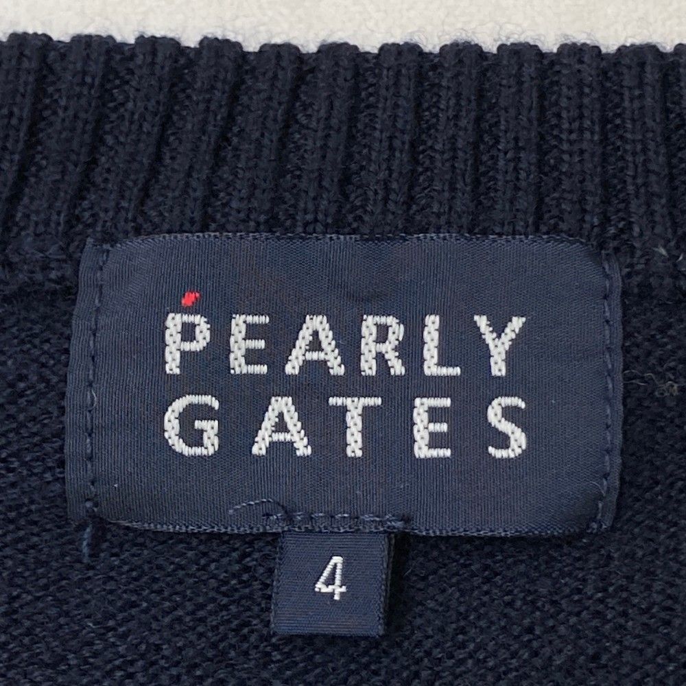 パーリーゲイツ　サイズ4 サイズ：4 PEARLY GATES パーリーゲイツ ニットセーター PG