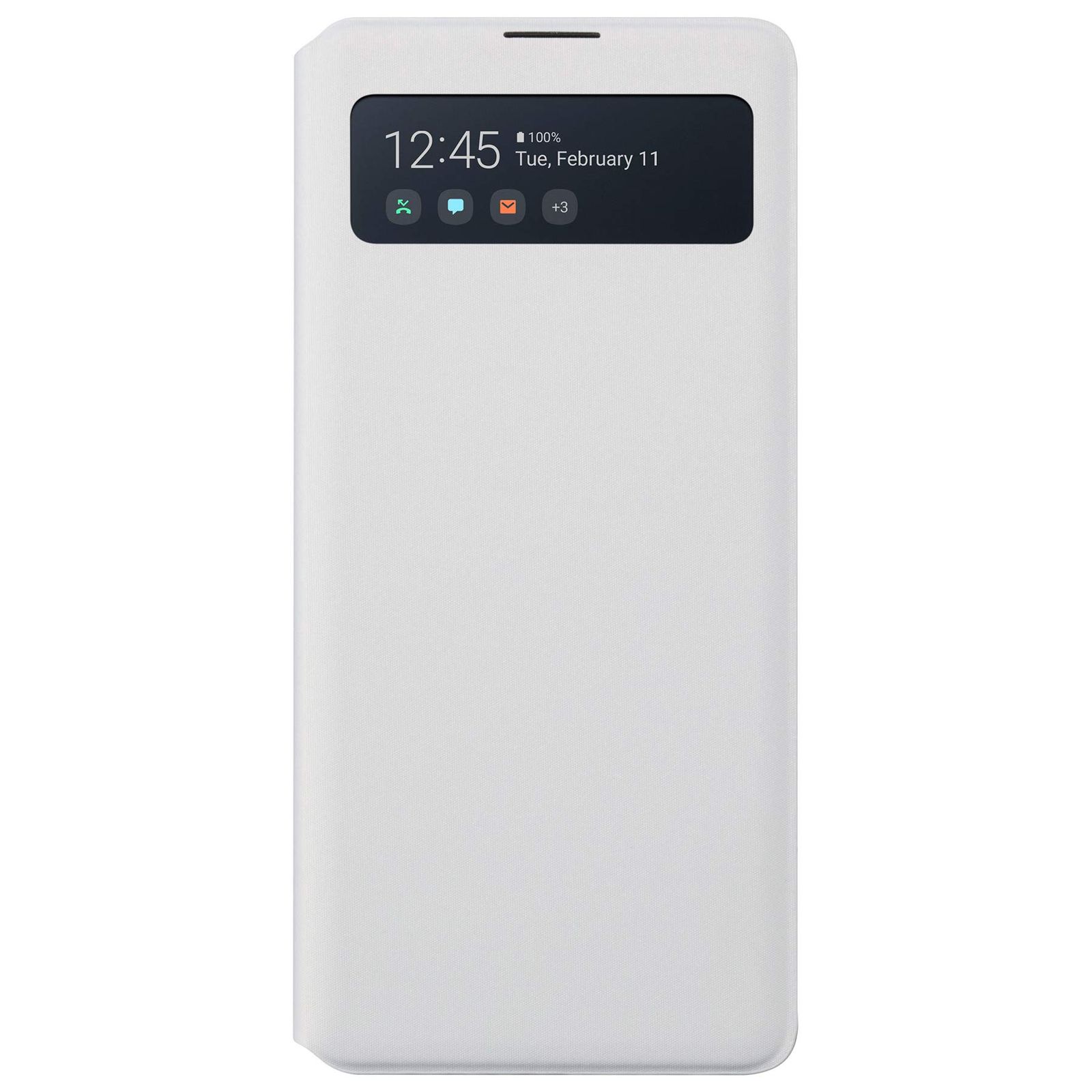 Galaxy A51 SMART S View Wallet Cover/ホワイトEF-EA514PWEGJP