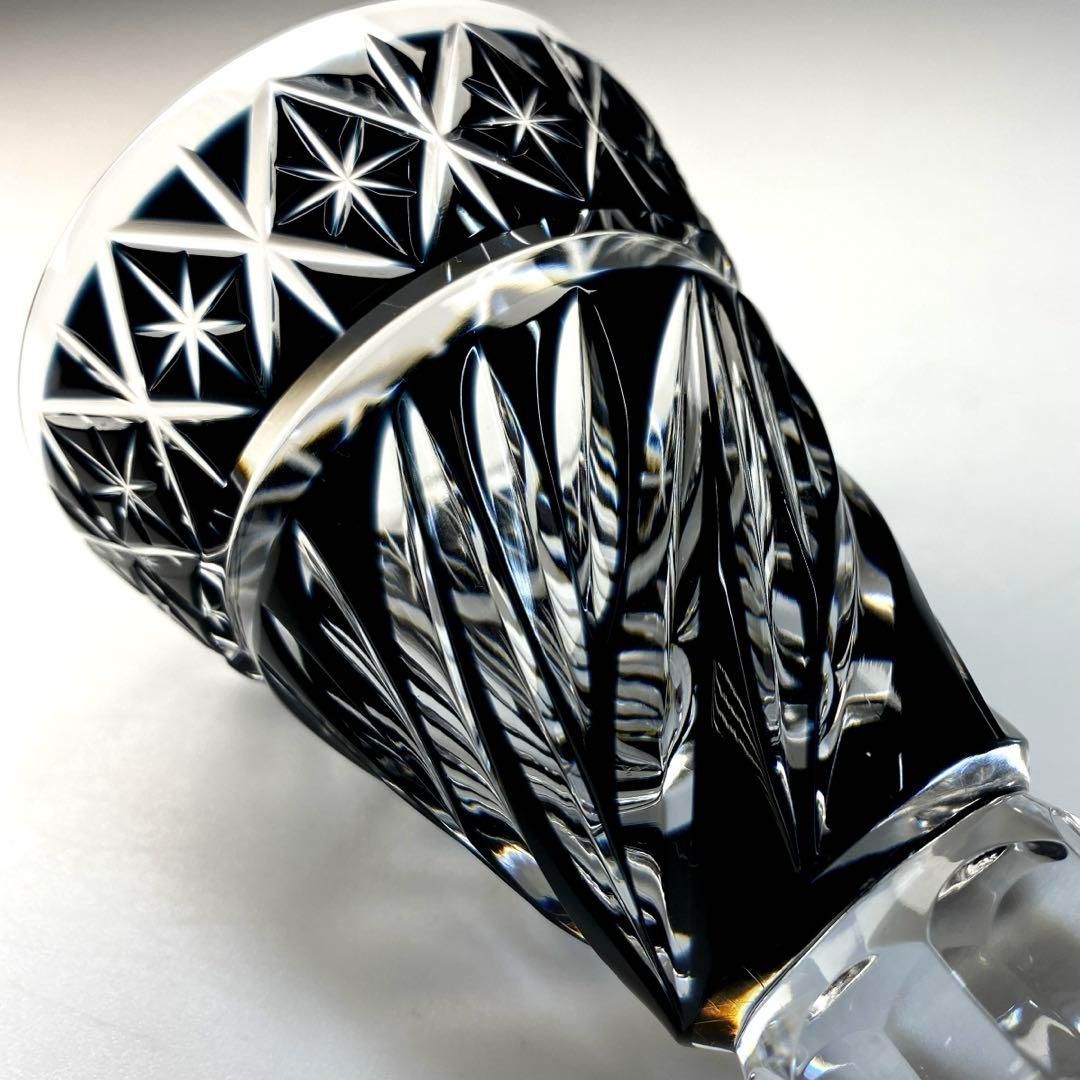 薩摩びーどろ工芸　切子　凛禅　共箱A　高さ10.5㎝　東Y6-0603☆1F 薩摩びーどろ工芸 切子 凛禅 共箱A 高さ10.5㎝ 東Y6-0603☆1F