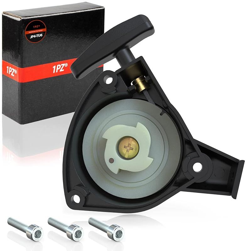 Tu23 1PZ JP4-TU6 リコイルスターター 耐久性 三菱 TU23 TU26 TL23 TL26 エンジンパーツ 耕耘機 発電機 薪割機 草刈 ...