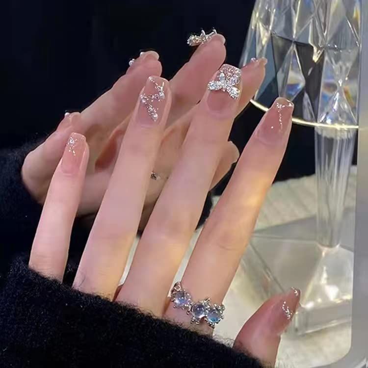 特価商品】付け爪 ラウンドチップ かわいい つけ爪 ファッション