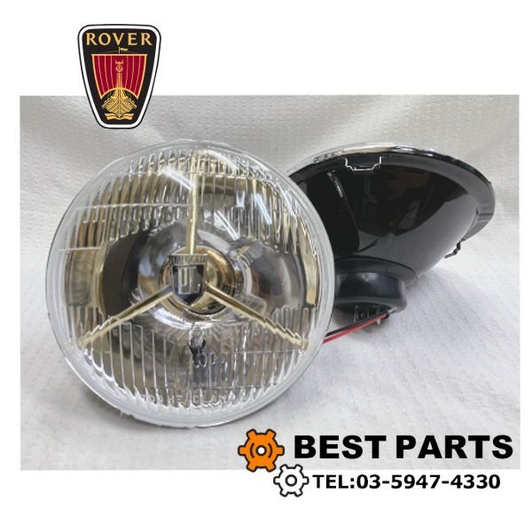 新品 ローバーミニ PL700スリーポイントヘットランプセットゴールド PL700リプロダクト H4ヘットランプ PL700G