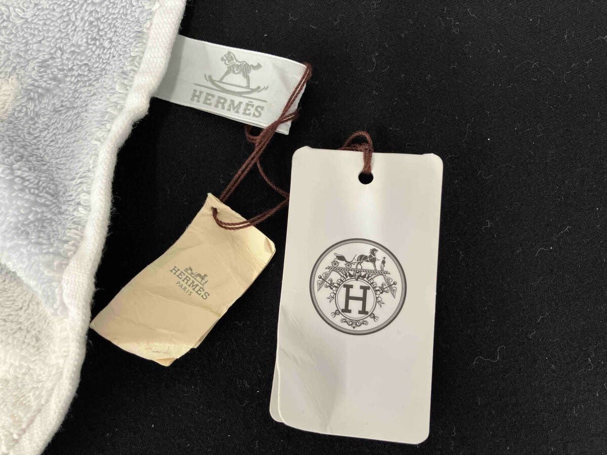 HERMES エルメス Hロゴ アヴァロン ハンドタオル タオル