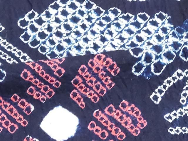 平和屋着物∴夏物 浴衣 有松鳴海絞り 花唐草文 綿 逸品 DAAV7259cd