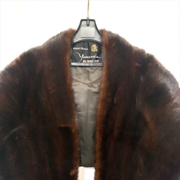 美品 YAMAOKA 山岡 ヤマオカ ミンク ファー リアルファー 高級