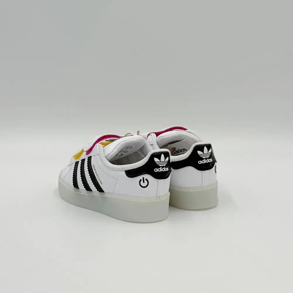 adidas アディダス スーパースター LED ライト 離乳する 若者 新しい靴 白 黒 STEELWINDOWSANDDOORS_COM