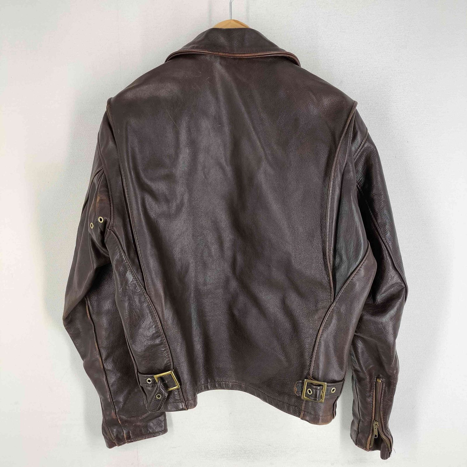 ショット Schott 642VS 襟付 シングルライダースジャケット メンズ US  