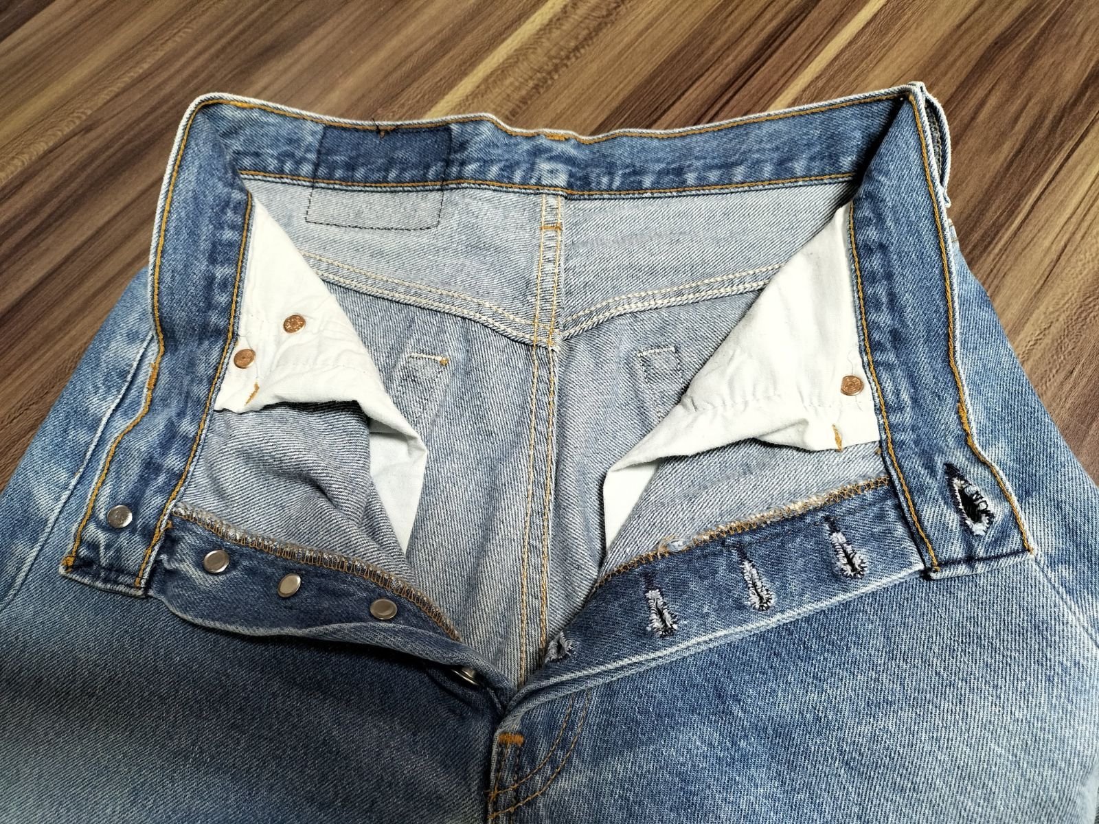 Levi's リーバイス 501xx デニム ボタン裏 653 90's W30 USA