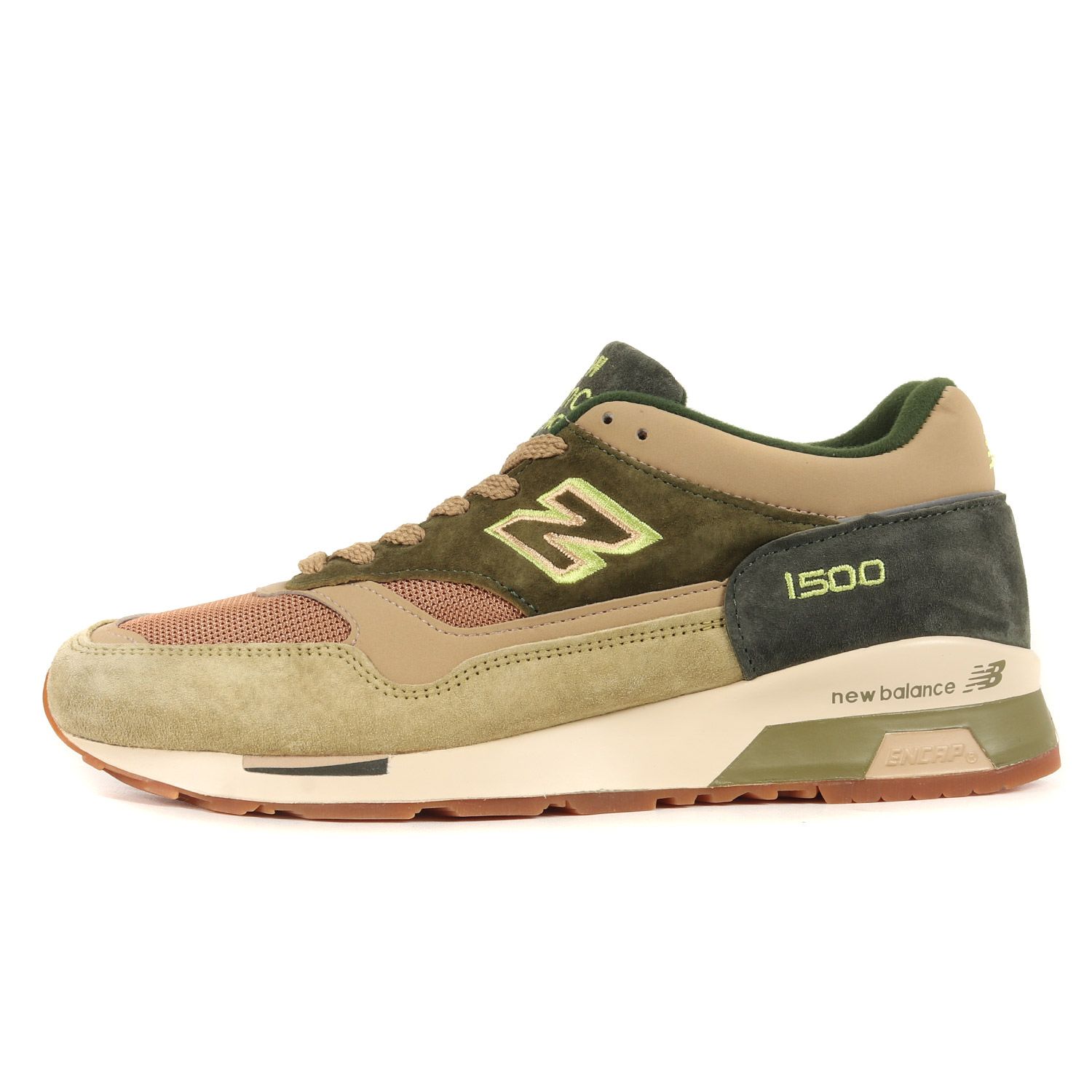 新品同様 NEW BALANCE ニューバランス サイズ:27.0cm STARCOW 別注 M1500 SCG MADE IN ENGLAND スターコ フランス パリ カーキ ベージュ US9 D ローカット スニーカー シューズ コラボ【メンズ】