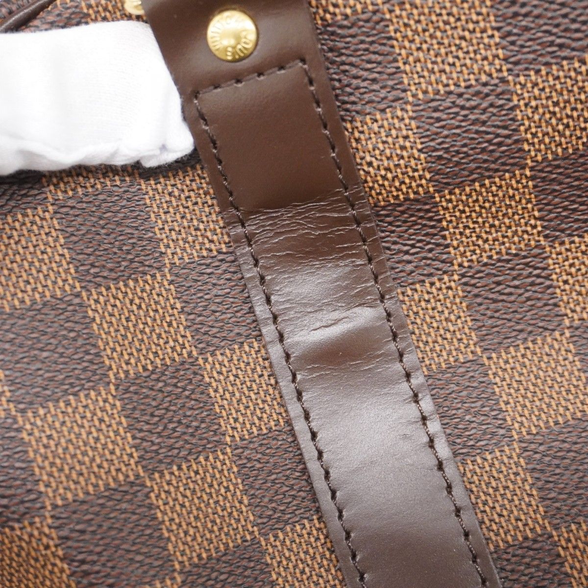 5ib2025 ルイヴィトン ボストンバッグ ダミエ キーポルバンドリエール55 N41414 エベヌ メンズ レディース ユニセックス DECORATOM_COM_BR