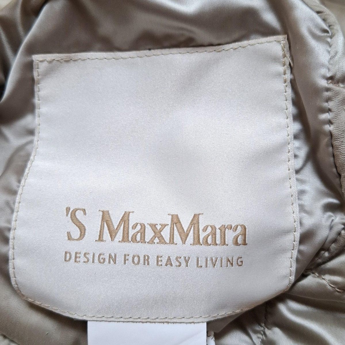 S Max Mara マックスマーラ ダウンコート サイズ40 J レディース - グレーベージュ 長袖 リバーシブル 冬 GULLKHAN_COM
