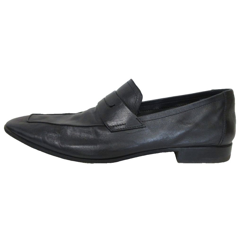 ベルルッティ Berluti リミニ ローファー カンガルー レザー コインローファー 革靴 シューズ 皮革 黒 ブラック 7.5 26cm