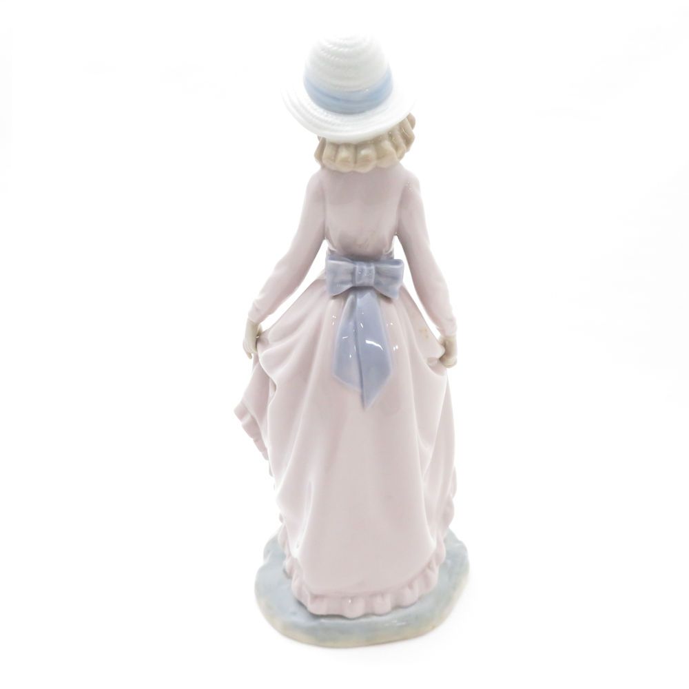 難有 LLADRO リヤドロ 5027 花のバスケット フィギュリン 少女 フラワー 置物 陶器人形 オブジェ SU8555C - 即納限定価格